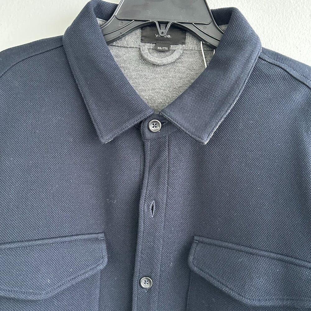 VINCE Button Shirt Jacket